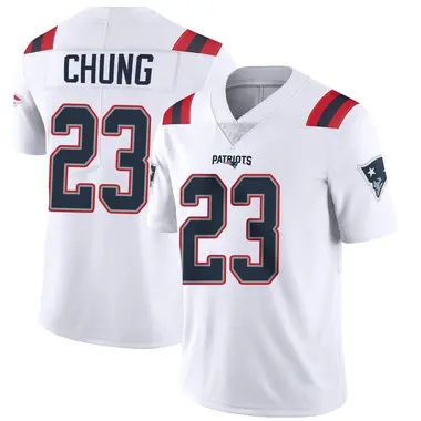 Men's Nike New England Patriots Patrick Chung Vapor Untouchable Jersey - White Limited