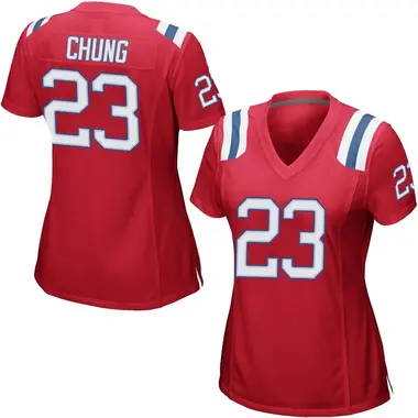 Women's Nike New England Patriots Patrick Chung Alternate Jersey - Red Game